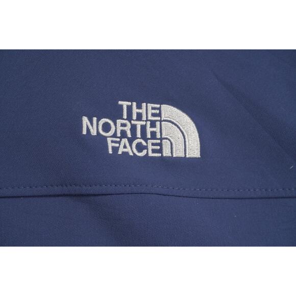 The North Face Apex Softshell Jacket Blue Green Trim Windproof Men’s Large - Picture 13 of 13